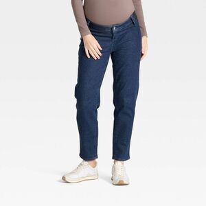 Isabel Maternity by Ingrid & Isabel Dark Blue Straight Leg Jeans